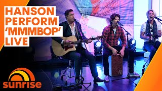Hanson perform MMMbop live on Sunrise (Australian television performance)