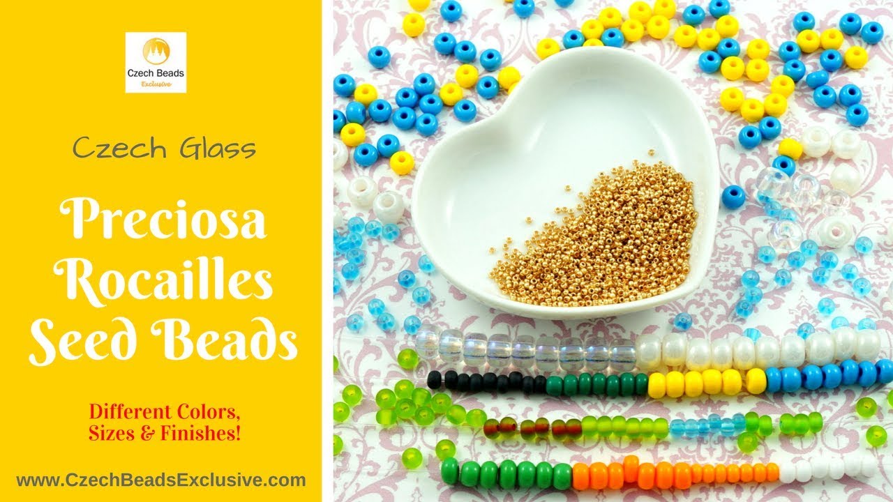 SEED Rocailles Preciosa Czech Glass Beads - New Arrivals