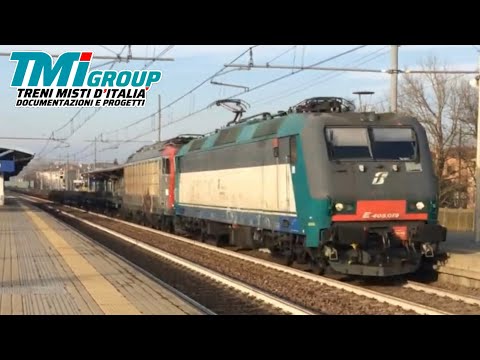 E405 019 CON E652 128 Sul MRV Trento-Fossacesia a Crevalcore (Video prestato a Samu Caimano)