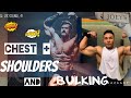 BULKING ON A BUDGET || How Too Gain SIZE || Chest & Shoulder workout