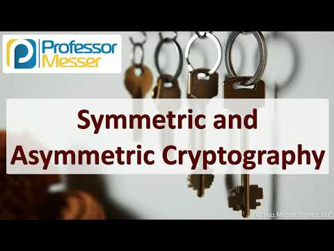 Symmetric and Asymmetric Cryptography - SY0-601 CompTIA Security+ : 2.8