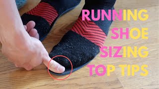 Running shoes size guide  |  TOP TIPS on how to get the right size