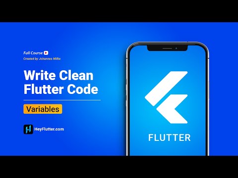 Write Clean Flutter Code Variables