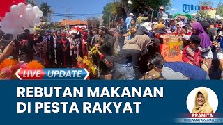 Meriahnya Pesta Rakyat Peringati Hari Jadi ke-528 Ponorogo, Ribuan Warga Berebut Makan Gratis