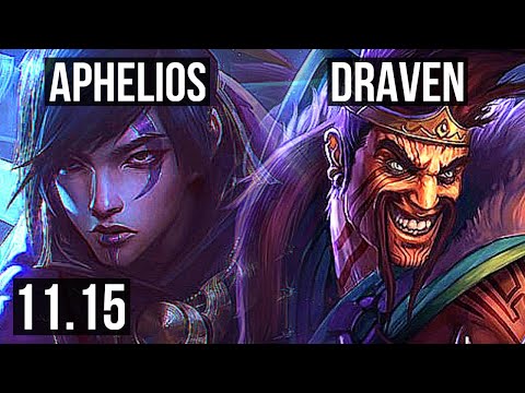 APHELIOS & Nautilus vs DRAVEN & Thresh (ADC) | 3/0/9, Rank 5 Aphelios | NA Challenger | v11.15