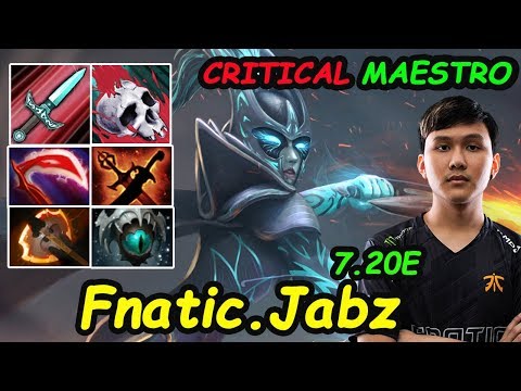 Fnatic Jabz - [PhantomAssassin] Safelane Critical Maestro 7.20 IMBA HERO OSFrog | Dota2 Rank