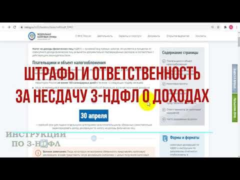 Штрафы и ответственность за несдачу декларации 3-НДФЛ о доходах и неуплату налогов физическим лицом