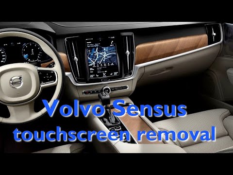 Volvo V90 (2017-) LCD screen removal (Sensus Connect 8.7")