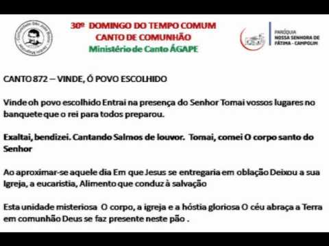 Vinde Oh Povo Escolhido - Católica