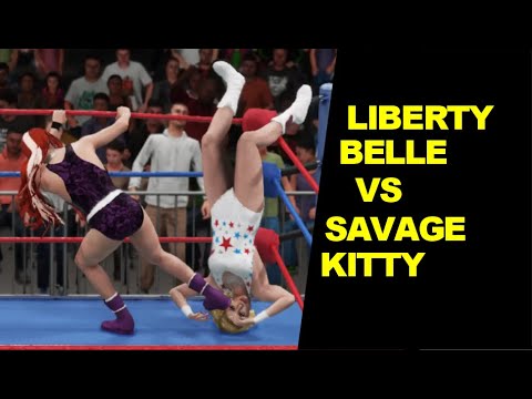 WWE 2K18 Liberty Belle vs Savage Kitty - Submission Match