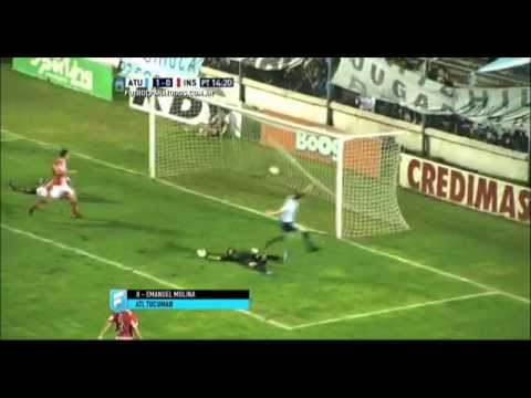 Gol Molina. Atl. Tucumán 1 - Instituto 0. B Nacional. Fecha 7. FPT