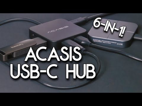 Ein leistungsstarker, aber winziger USB-Hub (Geschwindigkeitstest!) | ACASIS USB-C-Hub mit 4 Ansc...