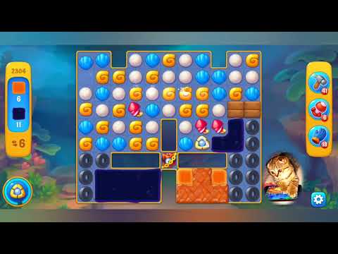 Fishdom 2022, no Boosters,  2304  level  -  прохождение без бустеров,  2304  уровень.