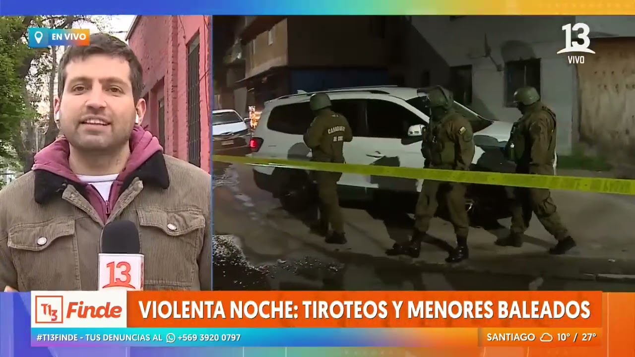 Homicidio frustrado en Quilicura: Menor y su tío en riesgo vital tras ser baleados en una plaza