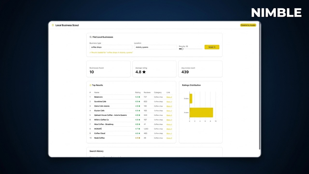 Build a Real-Time Web Data App in Databricks with Nimble + Claude