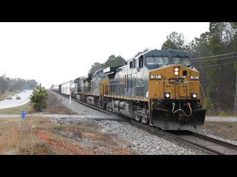 [4S] Chasing CSX Train for 50 Miles from Auburn GA to Carlton GA, 02/18/2017 ©mbmars01