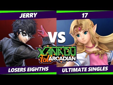 Smash Ultimate Tournament - Jerry (Joker) Vs. 17 (Zelda) SSBU Fall Arcadian Losers Top 8