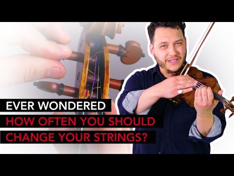 This is HOW OFTEN you need to CHANGE your VIOLIN STRINGS