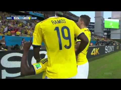 Colombia 2 Japón 1 Jackson Martinez Tato Sanin
