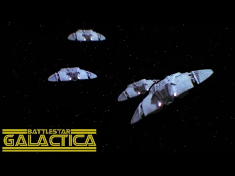 The Cylon Attack on Caprica - Battlestar Galactica 1978 (4K)