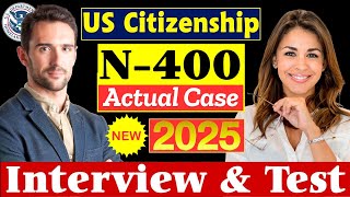 2025 new, Real Interview of U.S. Citizenship, N-400 Naturalization Interview and Test, Small talk