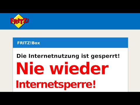 How to bypass the FritzBox parental controls (internet lock) on your PC!
