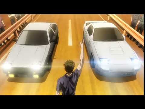 INITIAL D Takumi Fujiwara VS Ryosuke Takahashi full battle