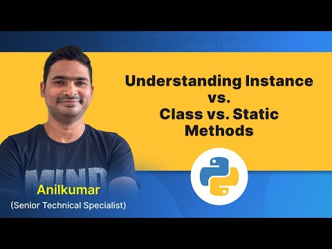 Python Class 47 Python Instance Class Static Methods In Telugu
