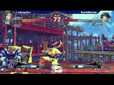 RTC2 SSF4 AE 2012 Tournament Ladnopoka Cody vs D4RK ONION Makoto