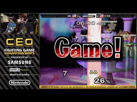 CEO 2019 Melee - Akir (Marth) vs. PG | Plup (Sheik) Pools