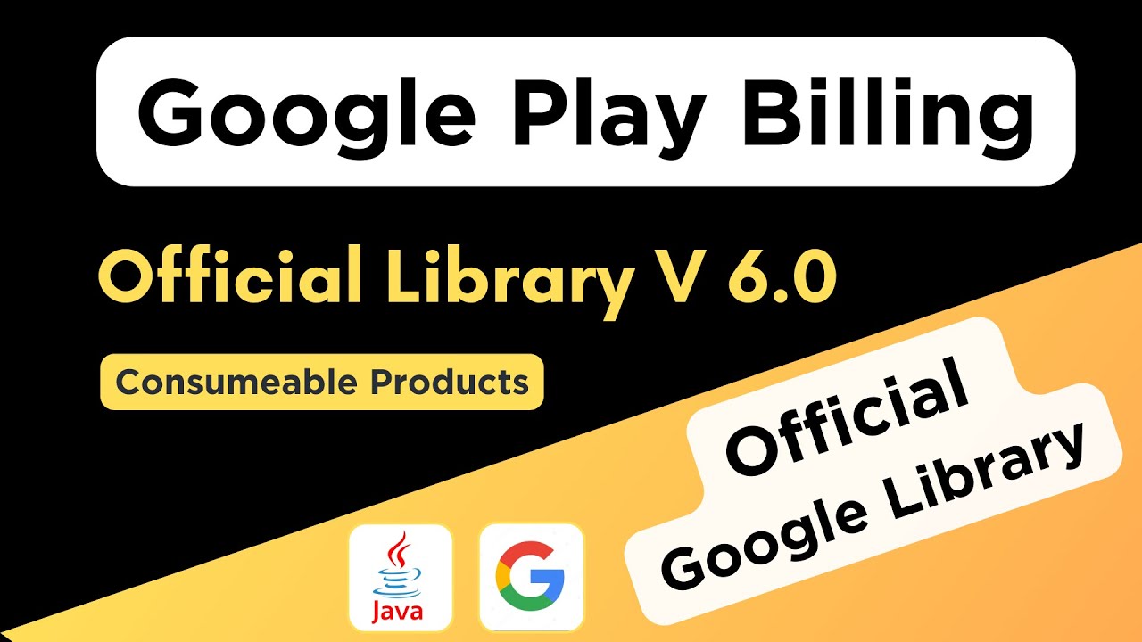 Google play billing Official library version 6 | In App Purchase Version 6