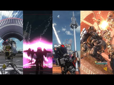 EDF Earth Defense Force 5 DLC 1 Online M 10 Engage Aliens 2 - Compilation