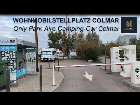Wohnmobilstellplatz Colmar im Elsass in Frankreich