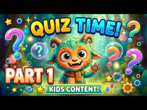 KID'S QUIZ PART -1 | HAPPY  LITTLE BEATS | GOJUU | RANDOM QUESTIONAIRE | CARTOON | MUSIC