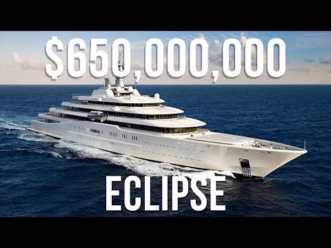 Mega yacht ECLIPSE da 650 milioni di dollari di Blohm & Voss | Gli yacht di lusso più costosi | M...