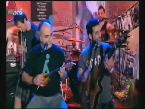 Agathonas Ft Koza Mostra - Alcohol Is Free LIVE- Radio Arvyla  (Eurovision 2013 Greece)