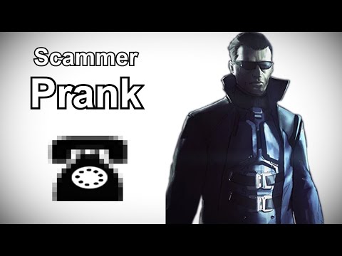 JC Denton Calls Tech Support Scammers Once More - Deus Ex Prank Call