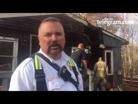 Spencer MA - Structure fire on Marble Road damages small home.