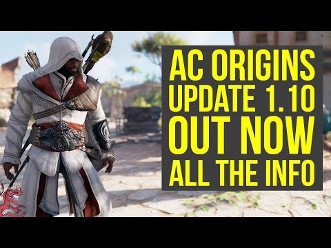 Assassin's Creed Origins Update 1.10 OUT NOW - NEW DIFFICULTY, HORDE MODE & MORE (AC Origins 1.10) Video