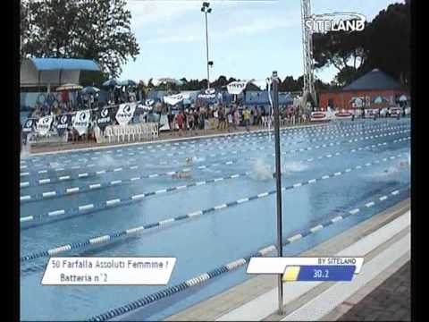 Serie 8 dei 50 Farfalla  Assoluti Femmine Master - 13 Memorial Andrea Bettiol