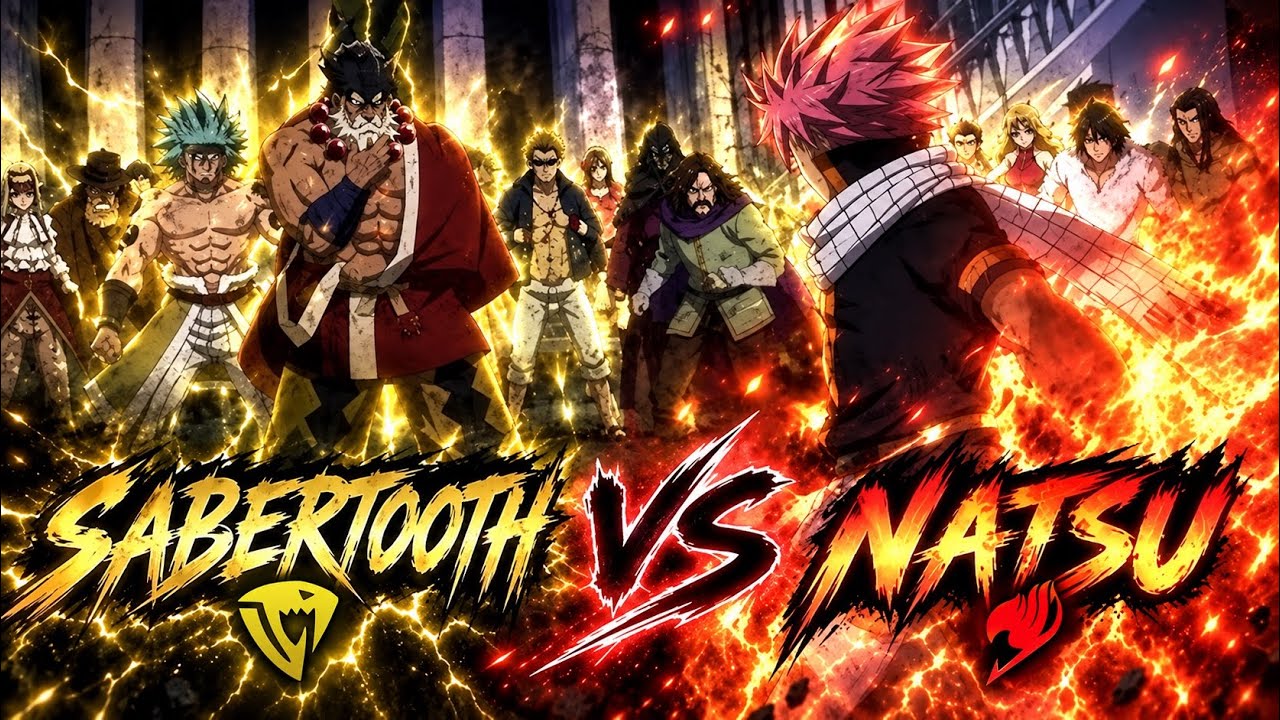 Natsu vs Sabertooth | Fairy Tail
