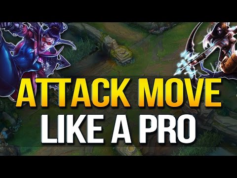 Best way to learn to ATTACK MOVE LIKE A PRO IN ANY ROLE –Kite & CS Better (League of Legends)