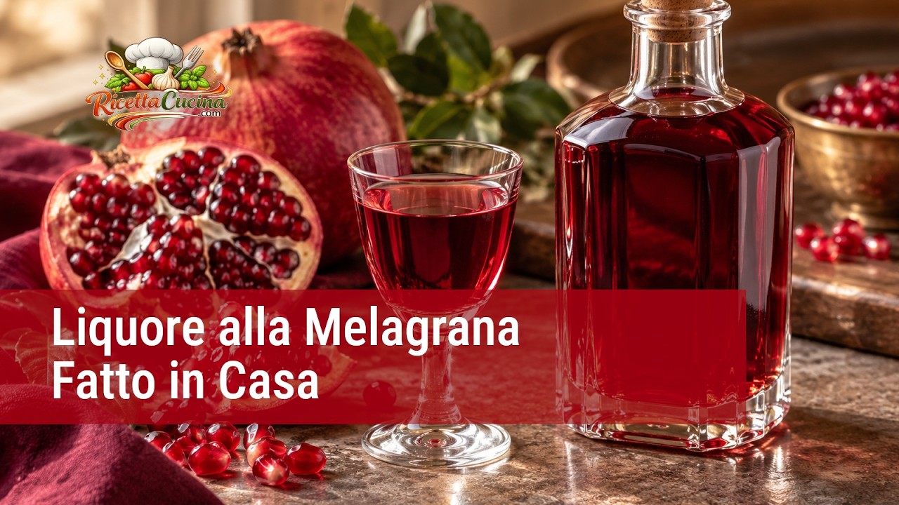 Anteprima video di Liquore alla Melagrana Fatto in Casa