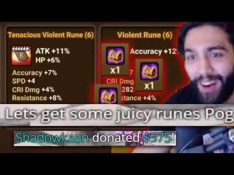 INSANE RUNES from 6-Year Special Packs! ft. Sugar Daddy aka Shadowkaan - Takish Twitch Stream