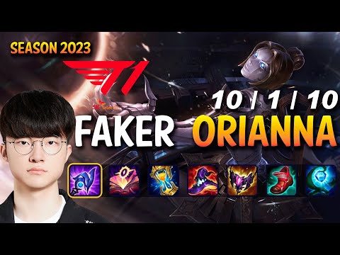 T1 Faker ORIANNA vs LEBLANC Mid - Patch 13.24 KR Ranked