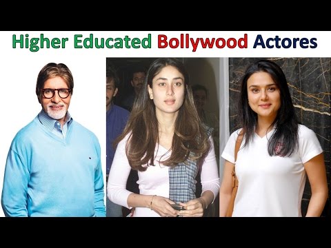 Higher Educated Bollywood Actors