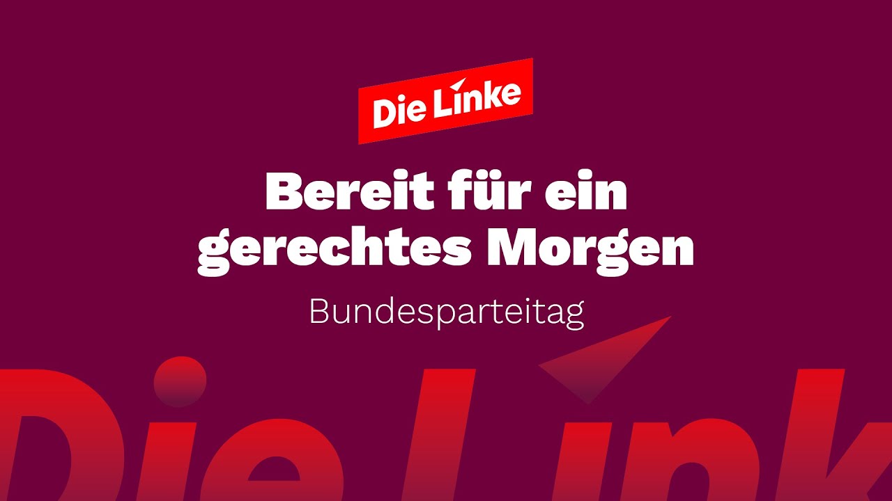 Live: Hallescher Parteitag der Partei Die Linke - Sonntag