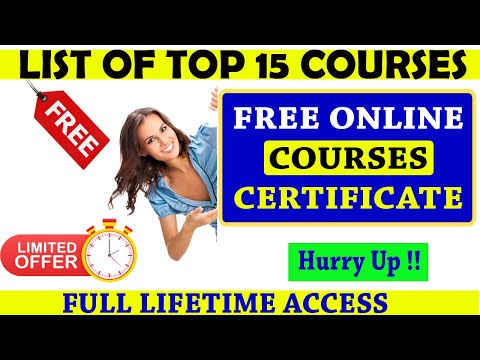FREE COURSES with CERTIFICATION TRAINING PROGRAMS ...