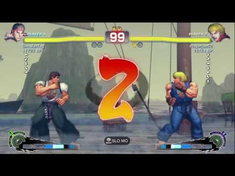 Playerjun52 [Ken] vs showier tag [Ryu] SSF4 Japanese Online Ranked Matches - TRUE-HD