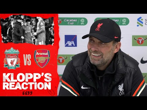 Klopp's Reaction: Jürgen on semi-final draw at Anfield | Liverpool vs Arsenal